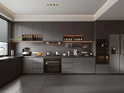 Modern Kitchen 3d model