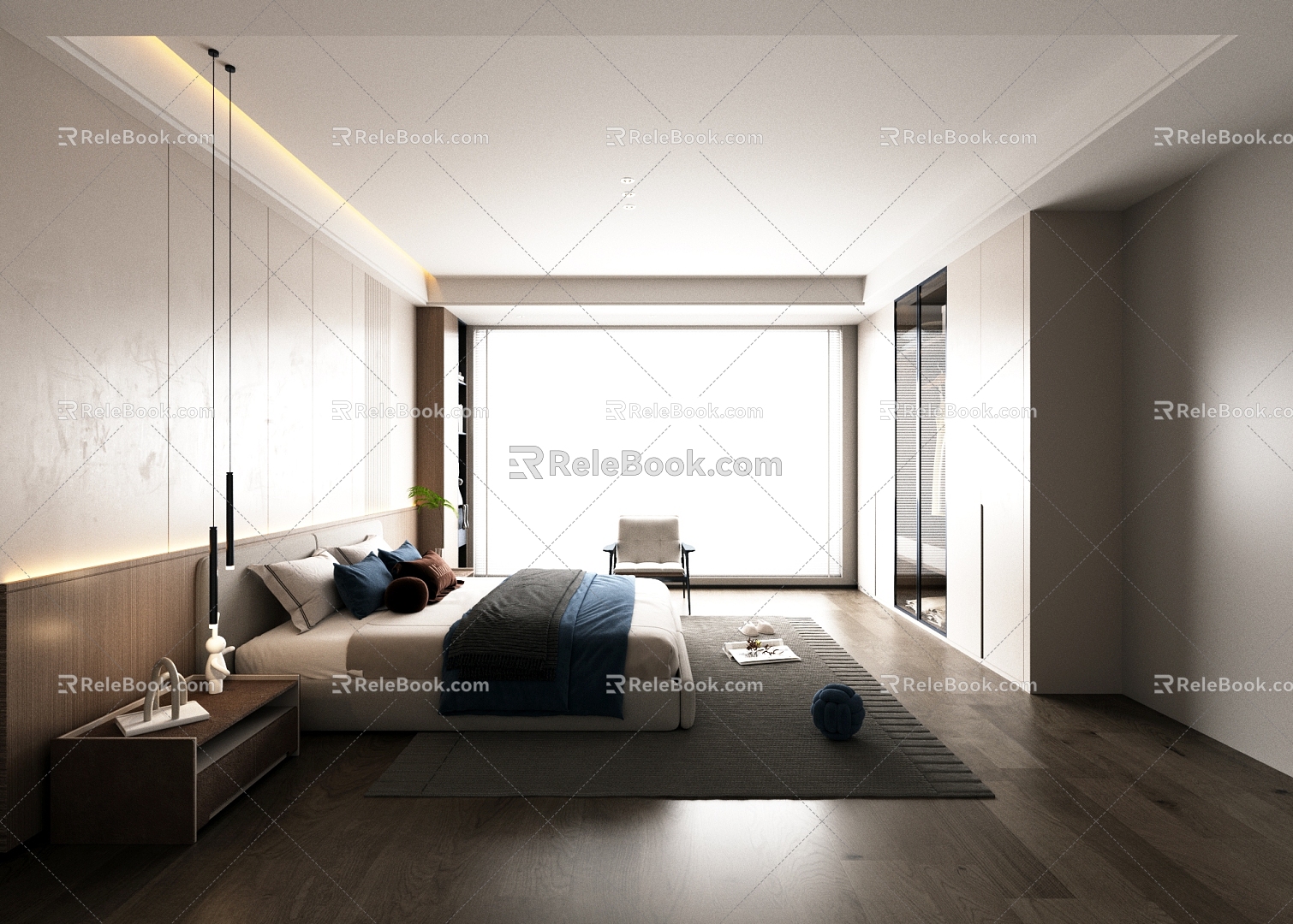 Bedroom Model Bedroom Home Decoration Villa 3d model