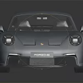 Blue Sports Car With Modern Sleek Body Design And Shiny Alloy Wheels On Reflective Surface