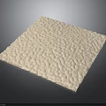 White Textured Square Panel With Decorative Surface For Interior Design