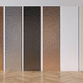 Wall Panels With Different Textured Surfaces And Multiple Color Choices For Modern Interior 3d model