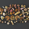 Modern Food Food 3d model