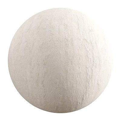 White Sphere Component With Textured Surface For Modern Architectural Design 3d model