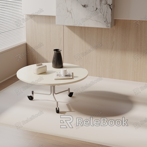 Modern coffee table model