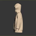 Light Beige Marvel Printed Hoodie with Hood and Front Pocket for Casual Wear