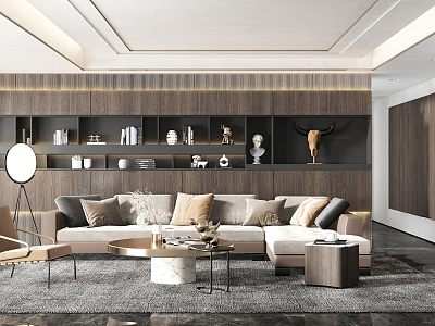 modern living room model