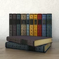 Wooden Tree Shaped Bookend Holding Colorful Decorative Books In Home Interior