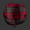Red Plaid Quilted Oven Mitt For Kitchen Cooking And Baking Use
