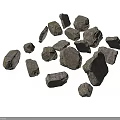 Natural Rough Stone Materials With Irregular Shapes For Construction And Design