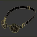 Vintage Design Goggles With Round Lenses And Adjustable Black Strap For Daily Necessities