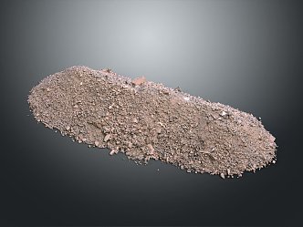 Pit Hole Soil Pit Sand Pit Ground Hole Meteor Crater Natural Landscape Realistic 3d model