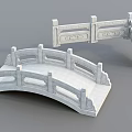 Traditional Chinese Stone Bridge With Ornate Railings Detailed Carvings And Arch Design