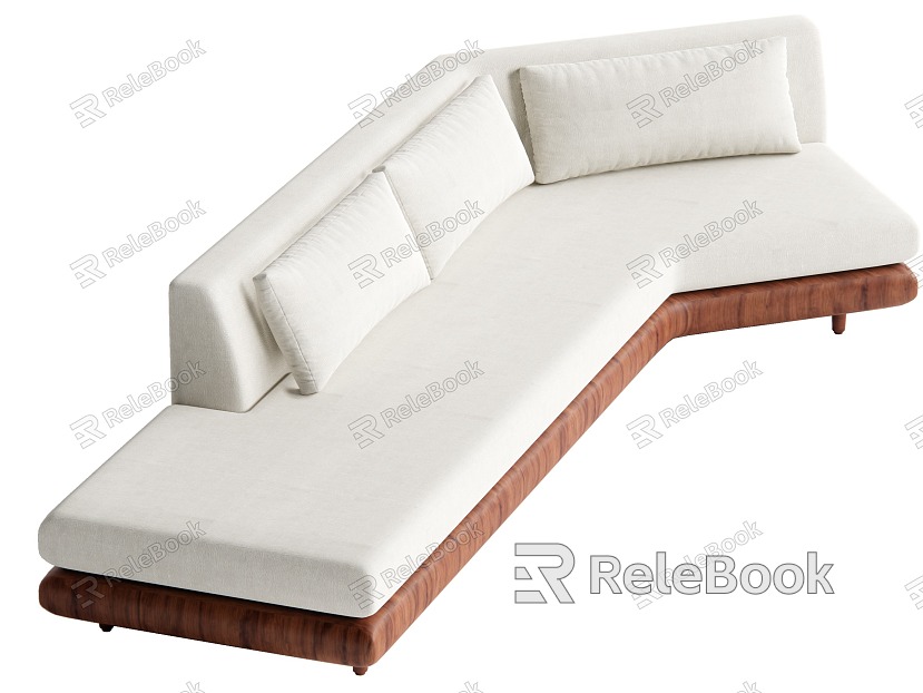 The Silent Wind Multi-Person Sofa model