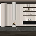 Storage Rack Bookshelf Decorative Rack 3d model