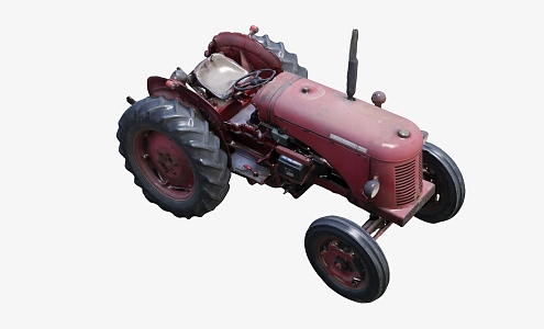 modern tractor 3d model