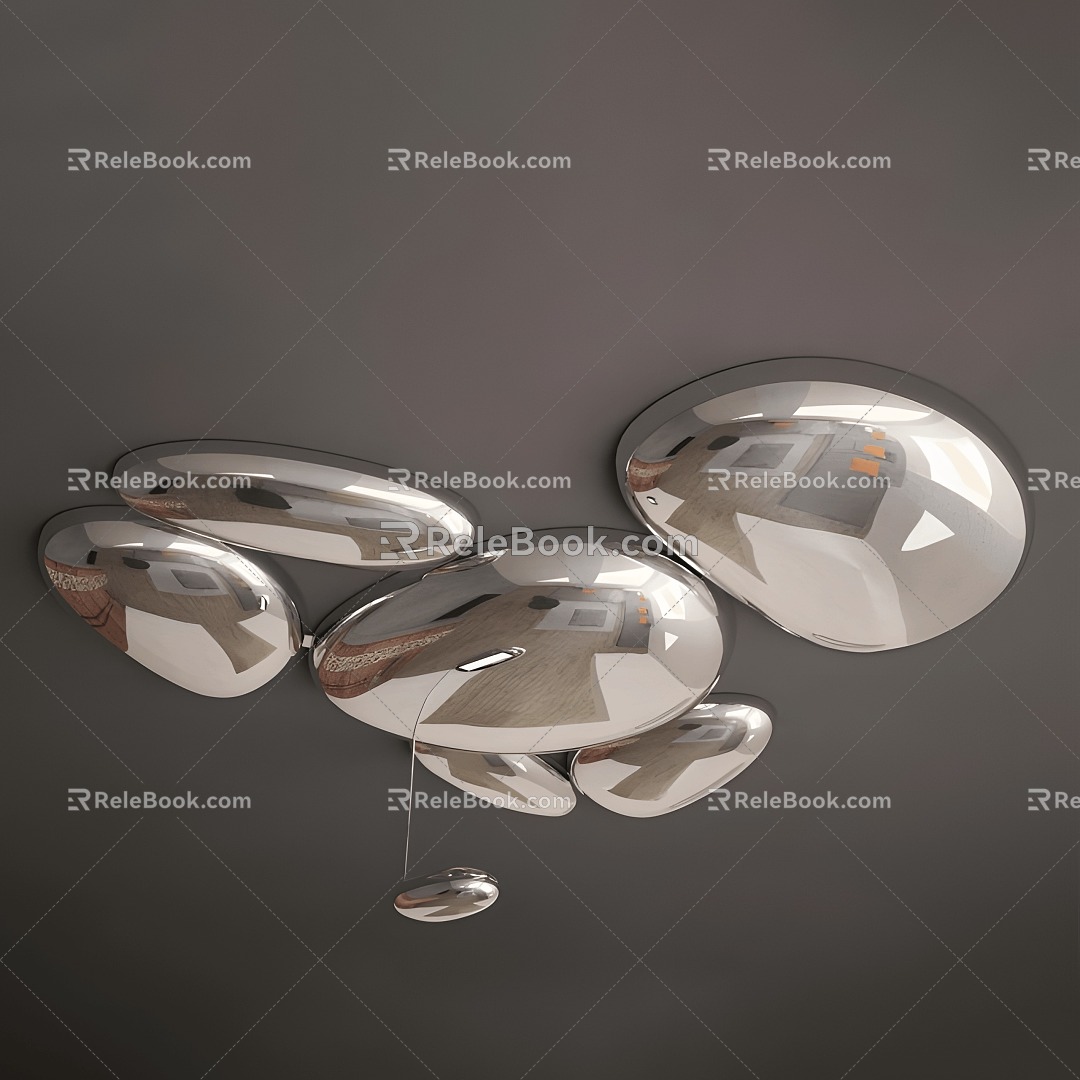 Modern ceiling lamp chandelier 3d model