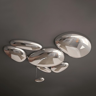 Modern ceiling lamp chandelier 3d model