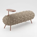 Nordic sofa stool sofa 3d model