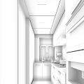 Modern Light Luxury Bathroom With Marble Tiles Dry Wet Separation And Smart Toilet Interior Design