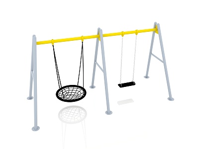 Children's Swing Outdoor Swing Venue Swing 3d model