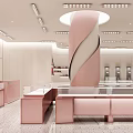 AILAND Jewelry Store Modern Striped Exterior With Elegant Window Display And Interior Showcases