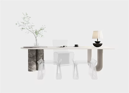 modern desk chair 3d model