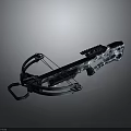Modern Tactical Crossbow With Transparent Body Metal Frame Integrated Scope And Advanced String Mechanism