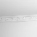 Elegant Decorative Plaster Wall Sculpture Carving With Intricate Floral Leaf Patterns 3d model