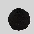 Natural Black Rock Texture With Rough Surface And Organic Patterns 3d model