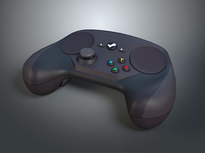 Modern gamepad handle 3d model