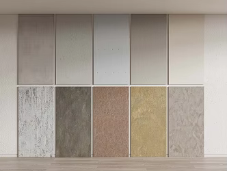 Micro-cement wall art paint wall paint cement wall real stone paint 3d model