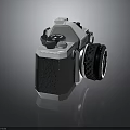 ASEA Vintage Electronic Camera With Classic Design Black White Body Mechanical Lens Control Buttons