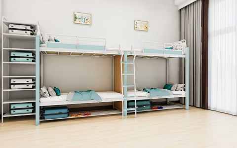 Modern Dormitory Climbing Ladder 3d model