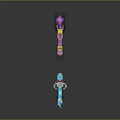 Minecraft Weapons Collection With Colorful Vibrant Designs And Various Styles