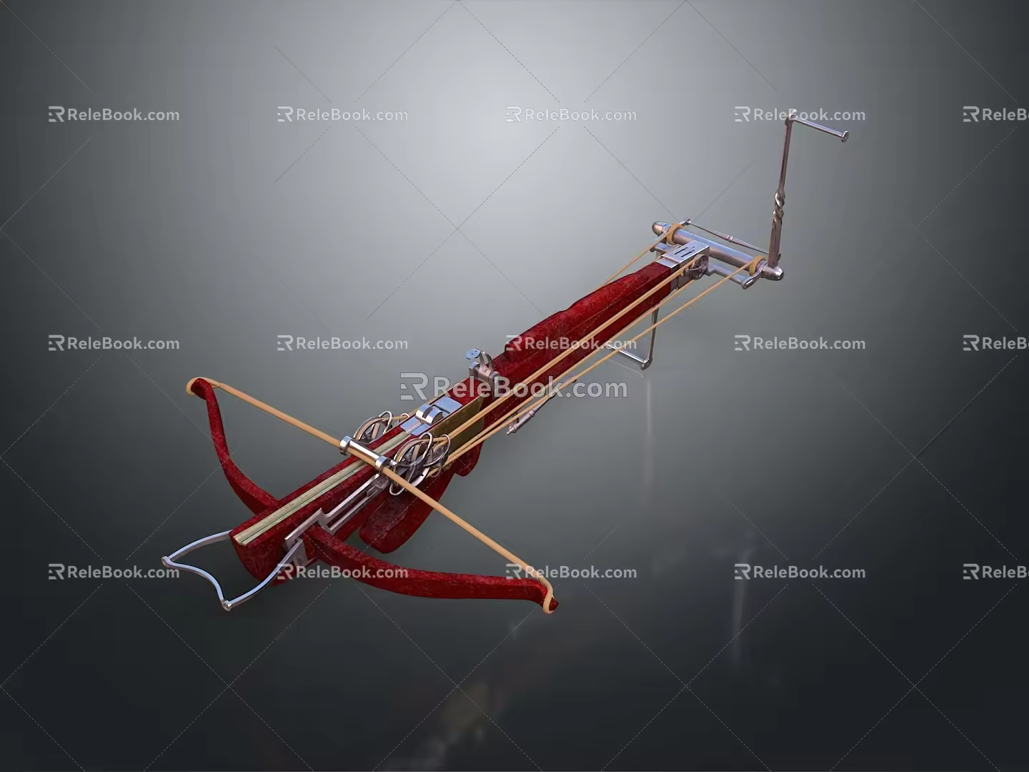 Crossbow Mechanical Crossbow Shift Bow and Arrow Shoot Far Equipment Weapons High-tech Crossbow 3d model