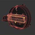 Durable Metallic Circular Industrial Machinery Housing With Mechanical Components And Structure