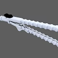Sterile White Medical Instrument With Long Shaft And Ergonomic Handle For Clinical Procedures