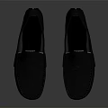Black Leather Loafers With Sleek Design Classic Style And Comfortable Fit