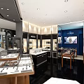 City Chain Watch Store Featuring Solvil et Titus With Modern Lighting And Glass Counters