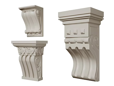 French stigma carved stigma Roman stigma gypsum stigma 3d model