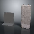 Natural Scenic Landscape Featuring Two Stone Blocks in Outdoor Environment
