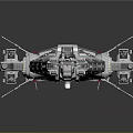 Modern Spaceship Spacecraft 3d model