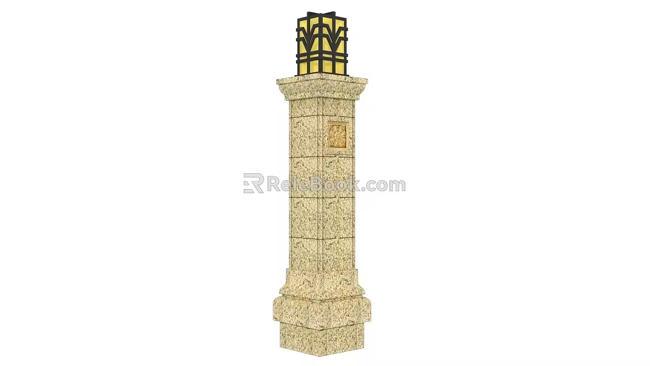 Lamp post 3d model