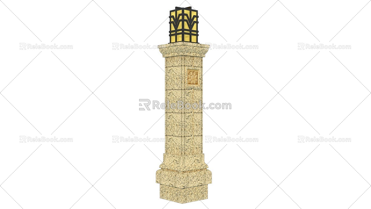 Lamp post 3d model