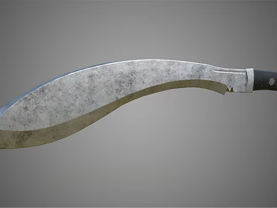 Modern Knife Nepal Army Knife 3d model