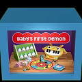 Baby's First Demon Play Set With Colorful Alphabet Blocks Yellow Keyboard Toy And Spinning Wheel