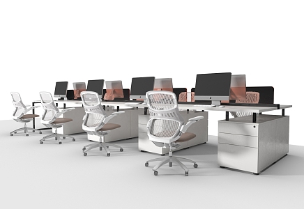 Modern Office Desk Chair Computer Desk Office Chair 3d model