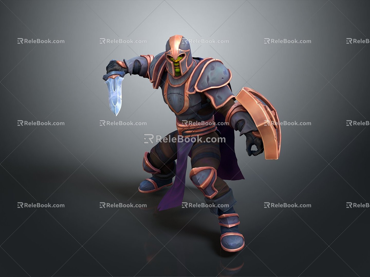 Western Samurai Western Warrior Western Hero Western Warrior Knight Hero Ancient Warrior Paladin 3d model