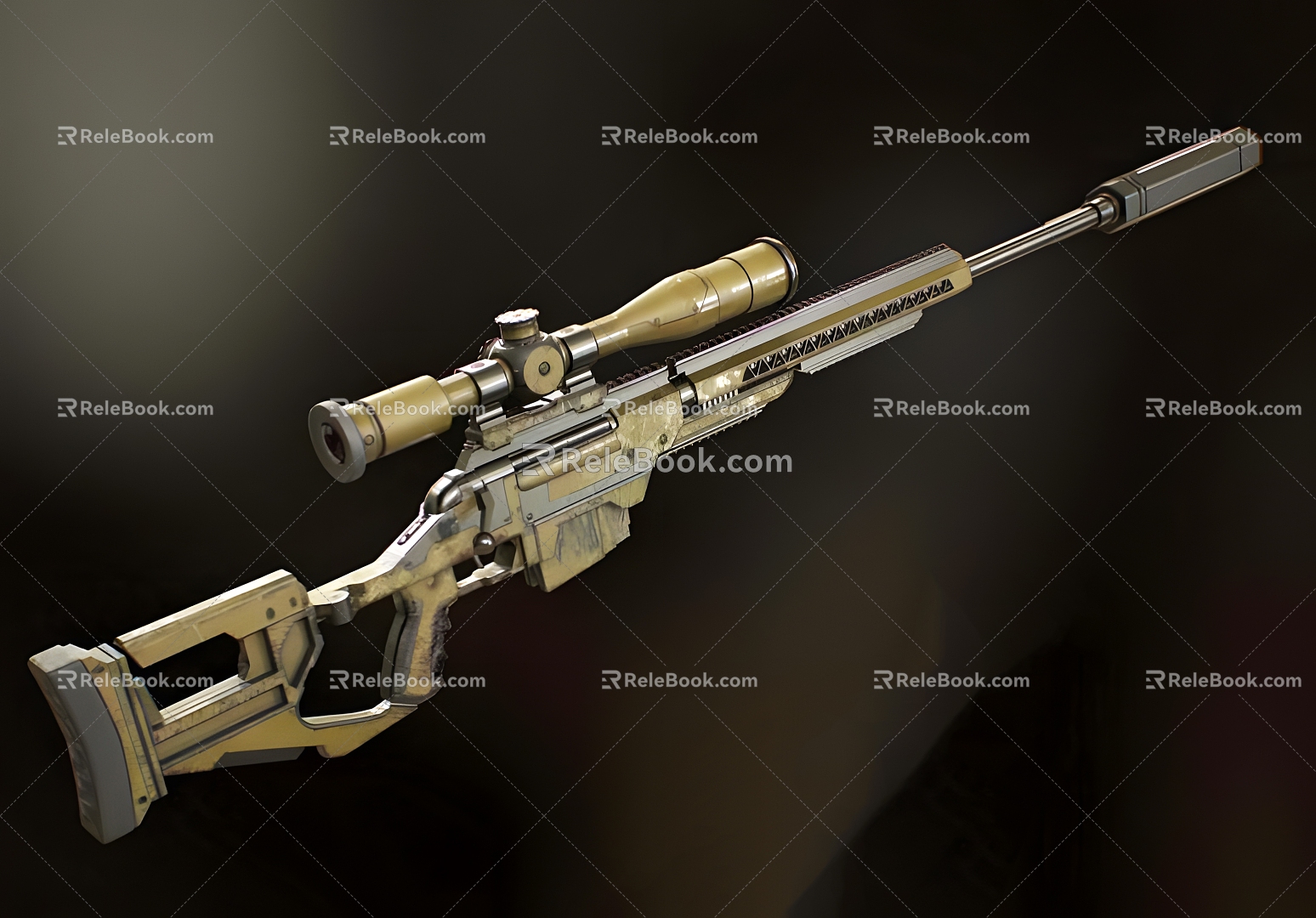 Modern Sniper Rifle model