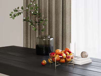 Modern Vase Ornaments Desktop Ornaments Plants 3d model